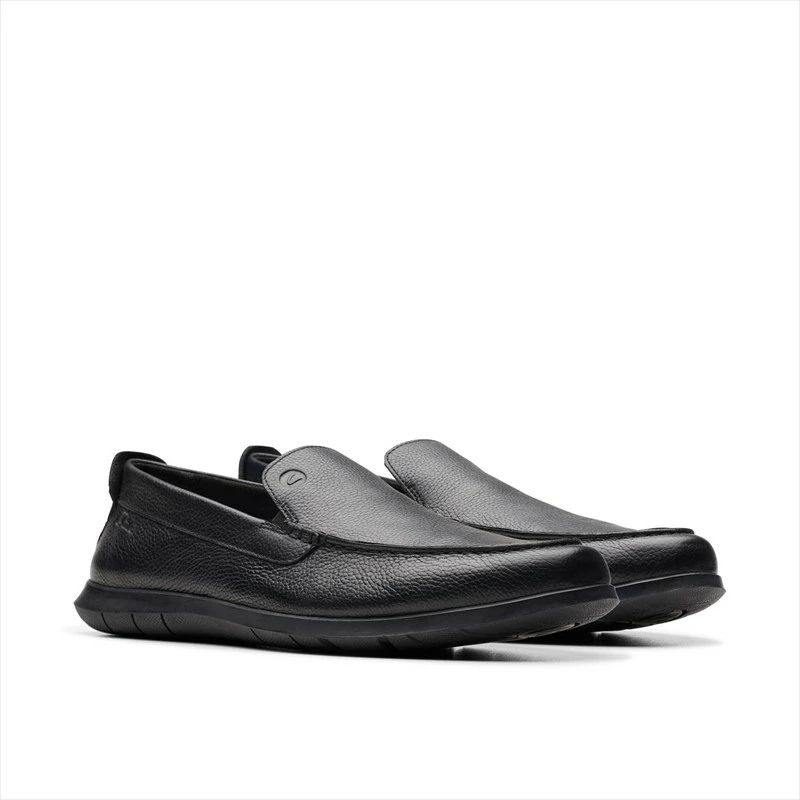 [Clarks]クラークスメンズシューズFlexway Step(26176952)黒いことなめし革