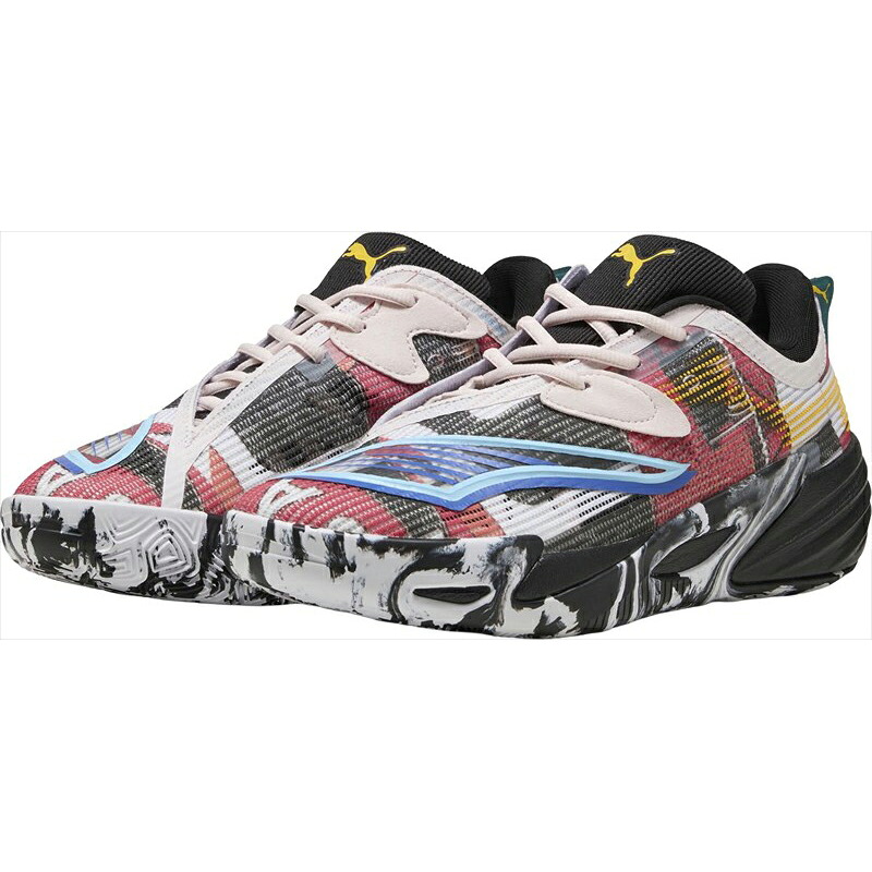[puma]プーマバスケットボールシューズオールプロ ニトロ 2(312841)(01)プーマブラック/ジャスミンフラワー｜ASPOアスリート