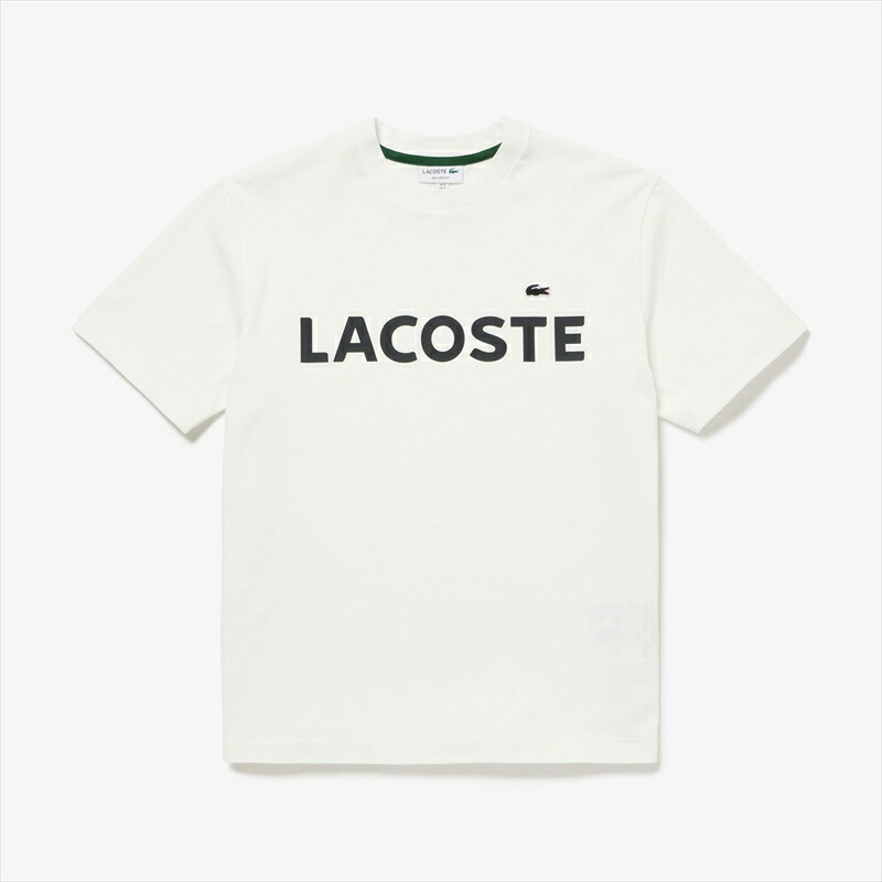 [LACOSTE]ラコステ ヘビーウェイトブランドネームロゴTシャツ (TH2299-99)(70V) ホワイト 7,131円