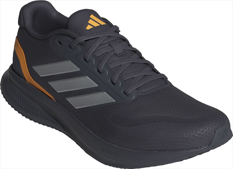 [adidas]アディダス ランニングシューズ RUNFALCON 5 (JQ6979) オーロラオニキス/アイアンメタリック/ルシッドタンジェリン
