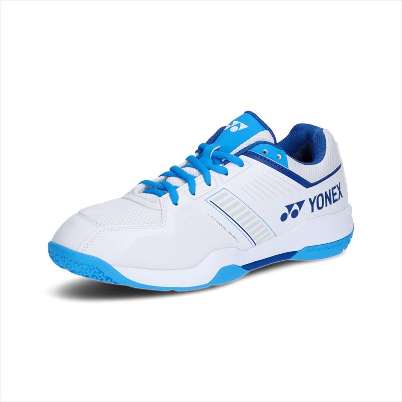 [YONEX]ヨネックス バドミントンシューズ パワークッションストライダーフロー (SHBSF1)(207) ホワイト/ブルー