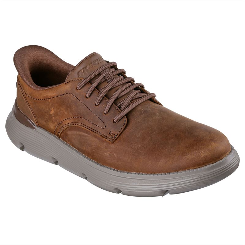 [SKECHERS]スケッチャーズ メンズスリップインズシューズ GARZA-DURAN (205353)(CDB) ダークブラウン