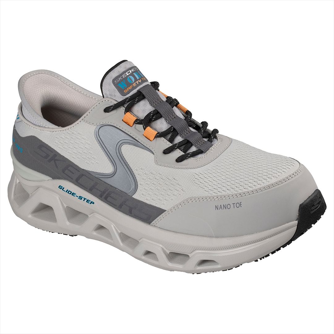 [SKECHERS WORK]スケッチャーズワークメンズスリップインズシューズGLIDE-STEP ALTUS SR-TORQ(200452)(GYCC)薄墨色/濃灰色