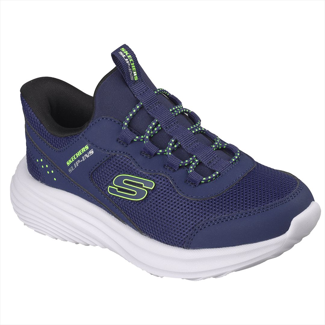 [SKECHERS]スケッチャーズ キッズスリップインズシューズ BOUNDER PRO (404208L)(NVY) ネイビー