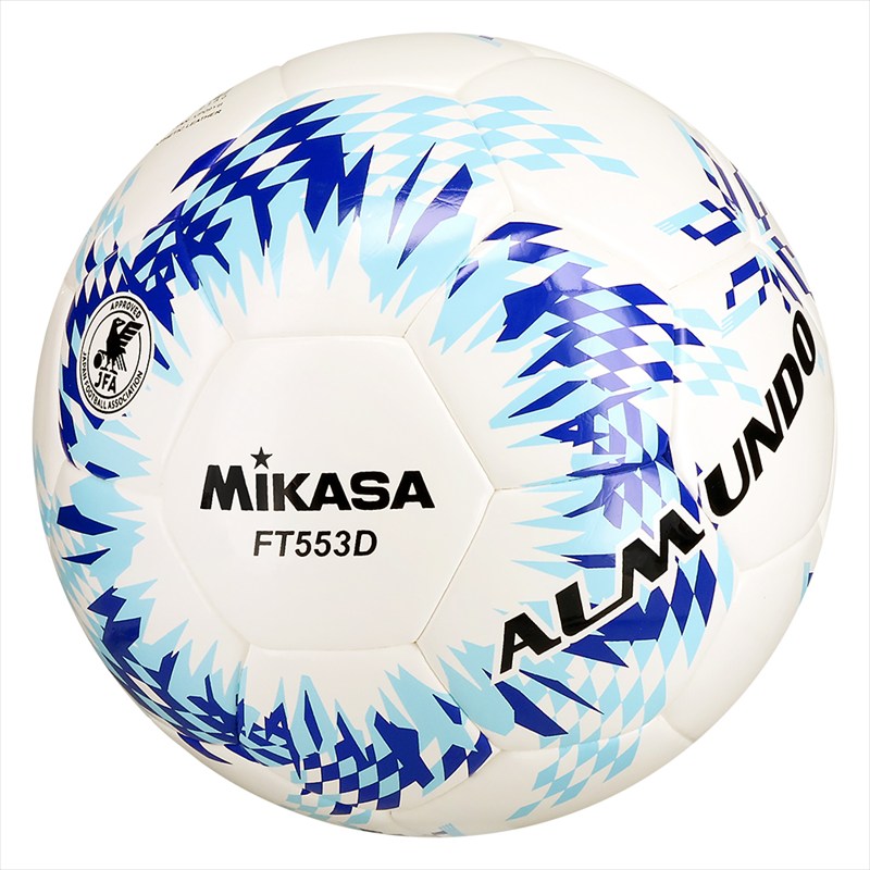 [MIKASA]ミカサ サッカーボール検定5号球 ALMUNDO FIFA シームロック製法 (FT553D-BLLB) ブルー/ライトブルー