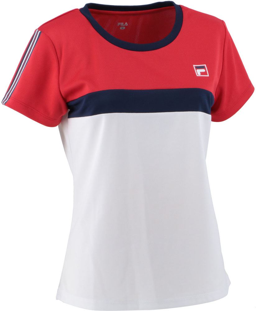 [FILA]フィラ ゲームシャツ VL7506 11 フィラレッド