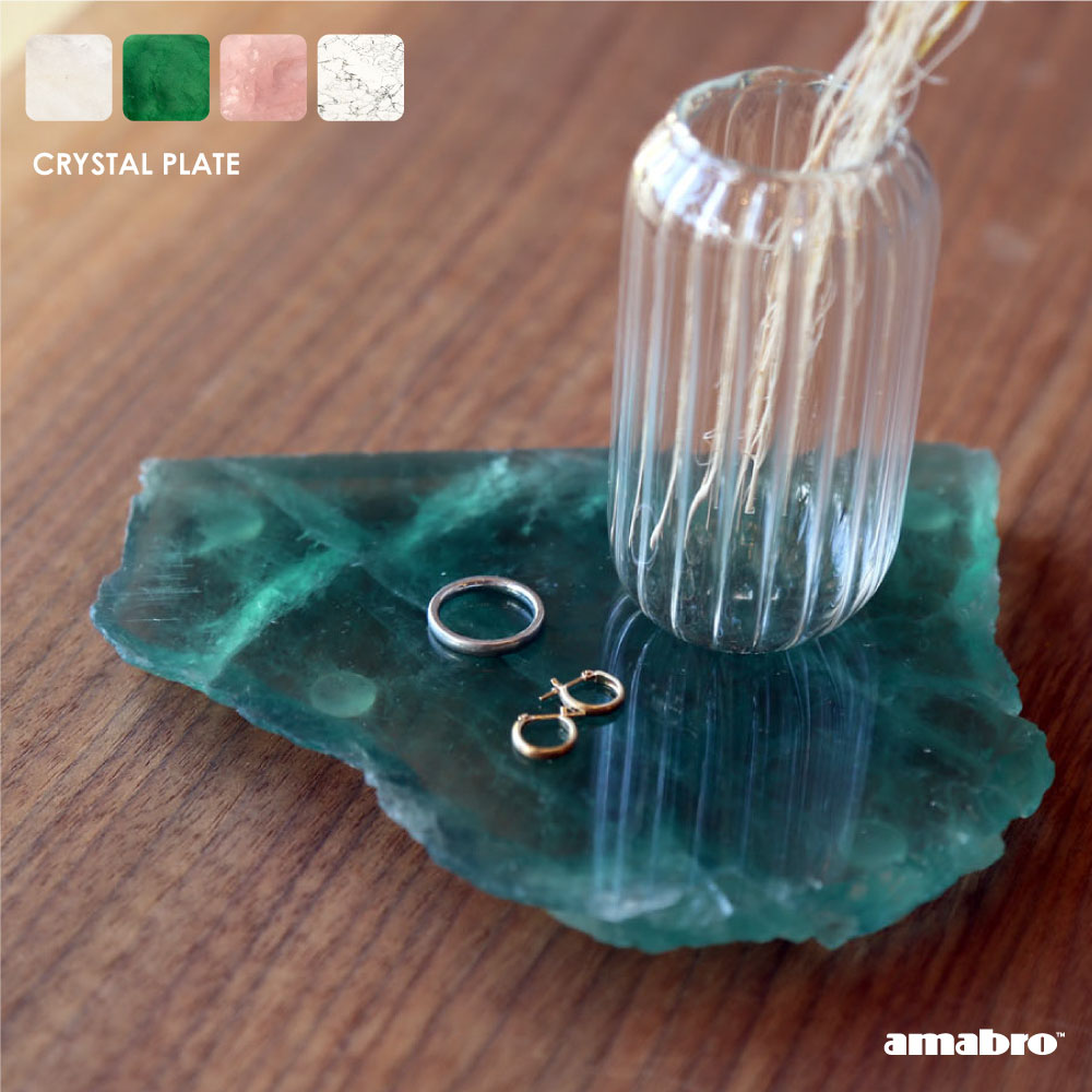 楽天市場】クリスタルプレート八角形M【ガラスカラー】厚5：150×150