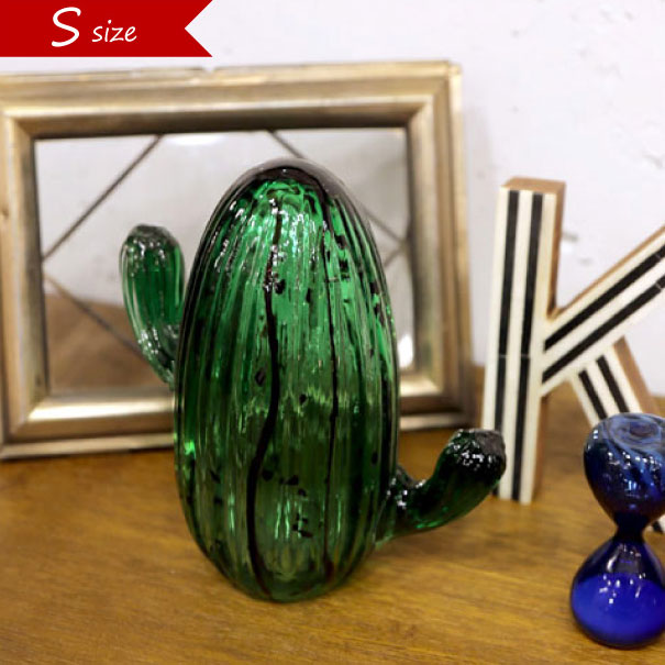 楽天市場】amabro CACTUS GLASS ORNAMENT Pillar Lサイズ ガラス