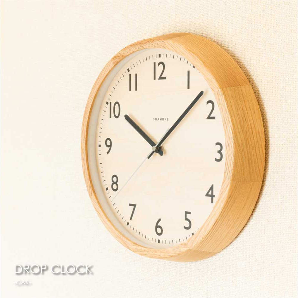 ポイント最大29倍 23日 1 59まで インターゼロ Drop Clock Oak 電波時計 時計 壁掛け アンティーク アナログ 北欧 モダン おしゃれ 雑貨 贈り物 結婚祝い 新築祝い 部屋 リビング シンプル 高級感 ウッド 木 木製 オーク Ch 039oa 今季も再入荷