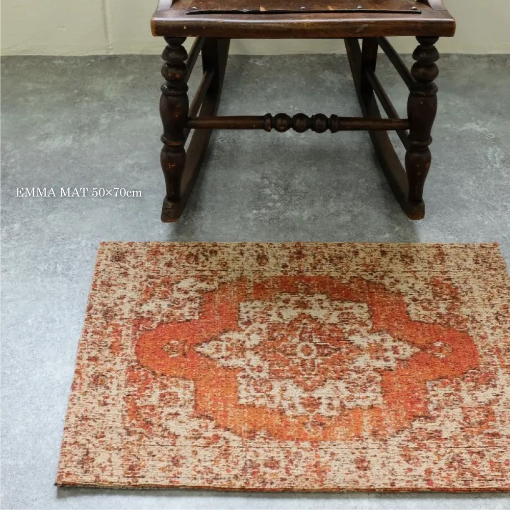 楽天市場】RugRu ILA MAT 50 × 70cm 綿100 玄関マット 屋内 室内 ラグ