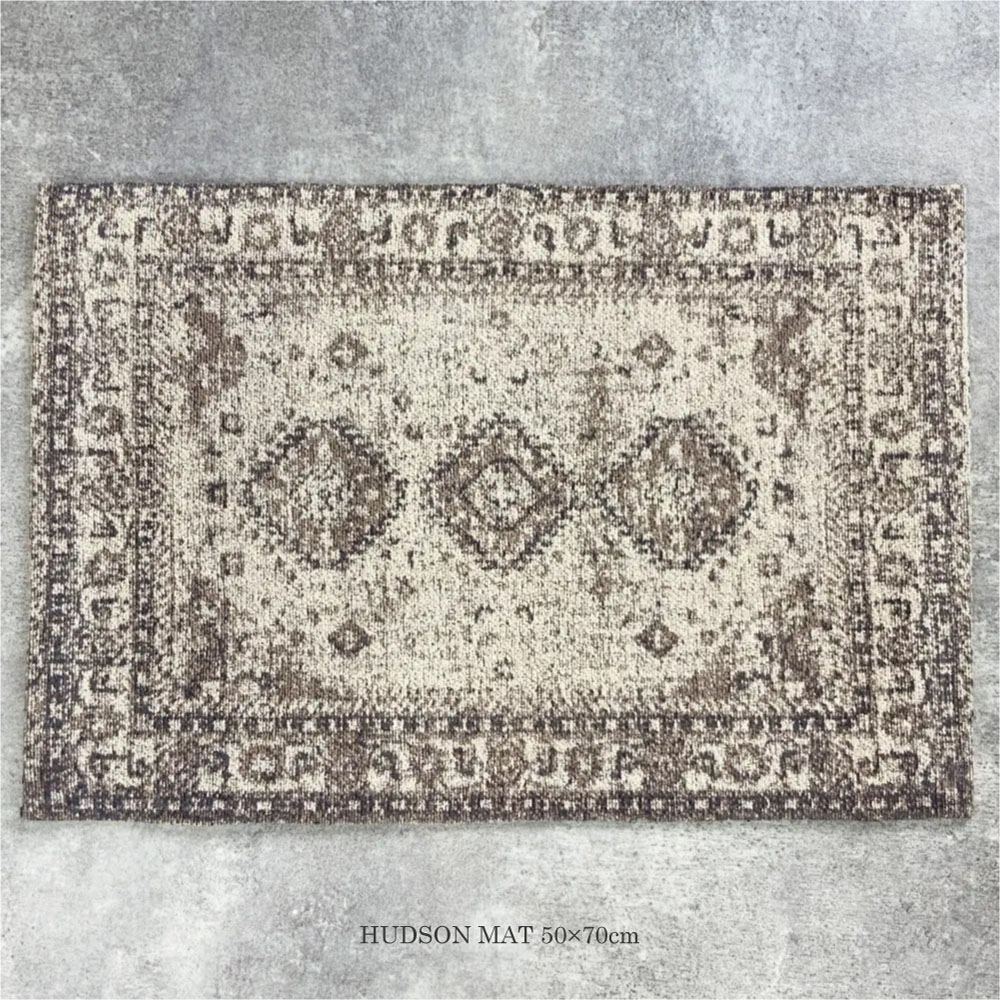 楽天市場】RugRu ILA MAT 50 × 70cm 綿100 玄関マット 屋内 室内 ラグ