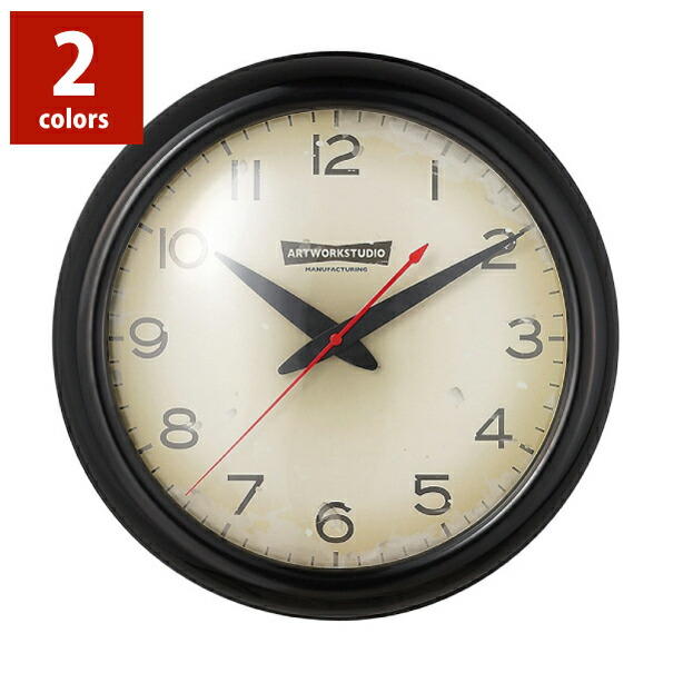 ARTWORK STUDIO Franklin-clock アートワークスタジオ フランクリンクロック 壁掛け時計 ミッドセンチュリー インダストリアル アンティーク レトロ アメリカン|asquisse