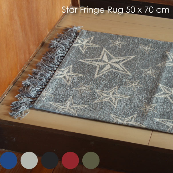 【楽天市場】\ポイント最大36倍♪11日159まで／BRID メルクロス STAR FRINGE RUG 50×70cm スターフリンジラグ