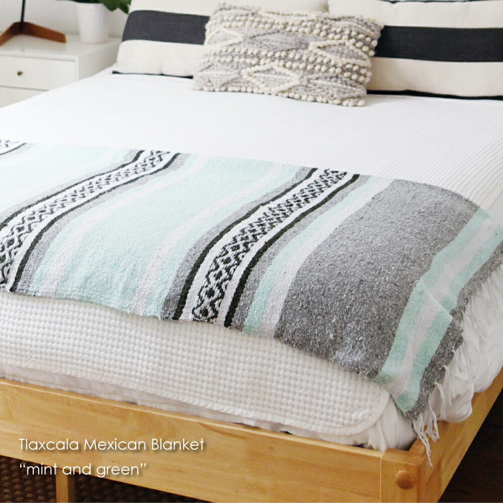 メキシカン エスニック トラスカラ Green 厚手 ひざ掛け 大判 アウトドア おしゃれ エスニック かわいい フリンジ 北欧 ブランケット 暖かい かわいい ミリタリー 男性 ヨガ オルテガ柄 大きい キャンプ ビーチ ポイント最大33 5倍 26日 1 59まで Tlaxcala Mexican