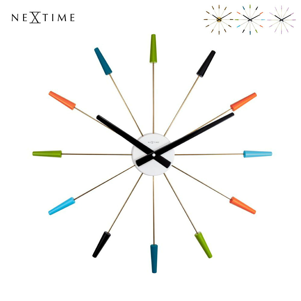 NeXtime Plug-inn ネクスタイム 時計 掛け時計 壁掛け 静か 静音 木製 木 木目調 北欧 モダン おしゃれ ミッドセンチュリー ラベンダー ジャパンディ 和風 和モダン ジャパニーズモダン ホテルライク アンティーク かわいい アナログ リビング インテリア シンプル NXT-2610｜asquisse home living
