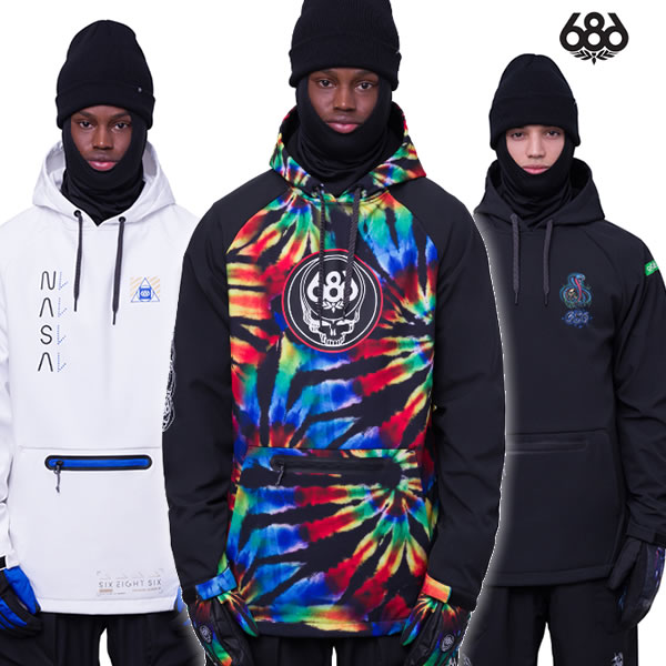 楽天市場】686 BONDED FLEECE PULLOVER HOODIE ボンデッド フリース