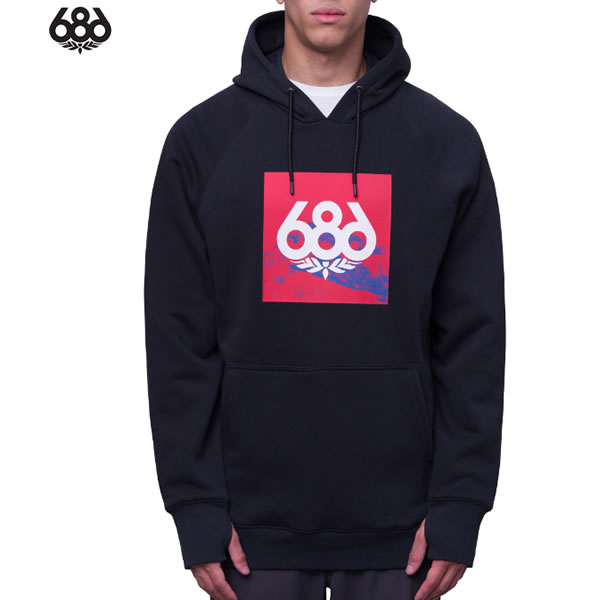 686 ボンデッド フリース プルオーバー フーディー スノーボード M 黒 楽天市場】686 BONDED FLEECE PULLOVER HOODIE ボンデッド フリース