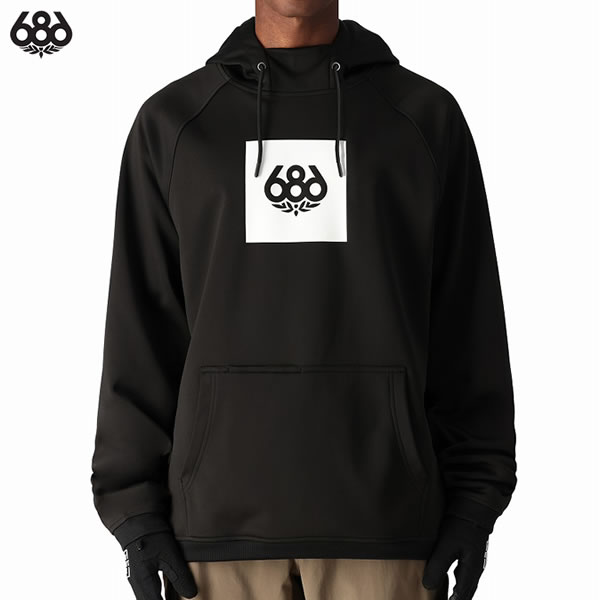 「全品2-15倍 16日08時迄」24-25 686 パーカー M4WNCS115 BONDED FLEECE PULLOVER HOODY: 置き目品/メンズ/スノーボード御召しもの/パーカー/スノボ/snow