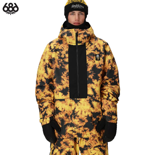 「全品2-15倍 16日08時迄」25-26 686 上衣 M5WN173 SUBLIME SHELL ANORAK: 置き目品/メンズ/スノーボード御召しもの/スノボ/snow
