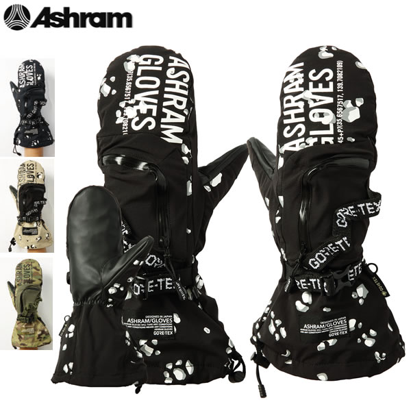 「全品2-15倍 16日08時迄」23-24 ASHRAM 地球儀 POD ASRM23W07: 置き目品/アシュラム/メンズ/スノーボード/ミトン/グローヴ/snow