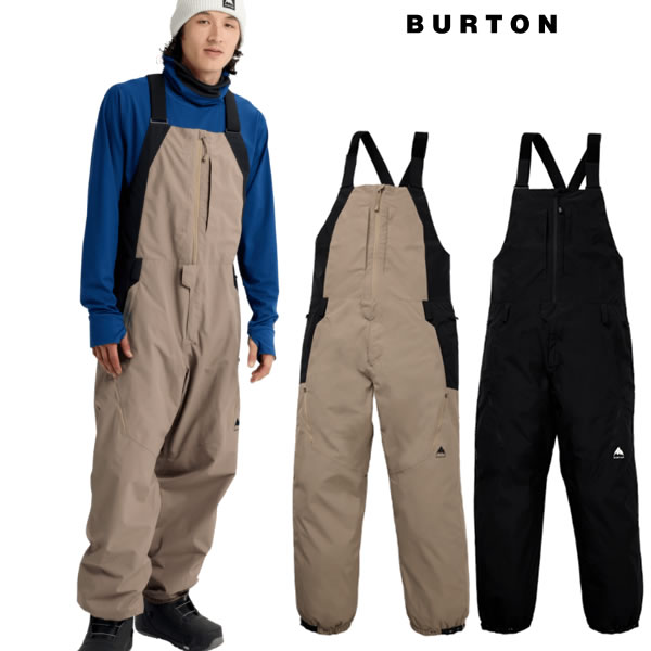 25-26 BURTON ビブパンツ 3026910 Reserve 2L Relaxed Bib Pants: 置き目品/バートン/スノーボードお召しもの/メンズ/スノボ/snow