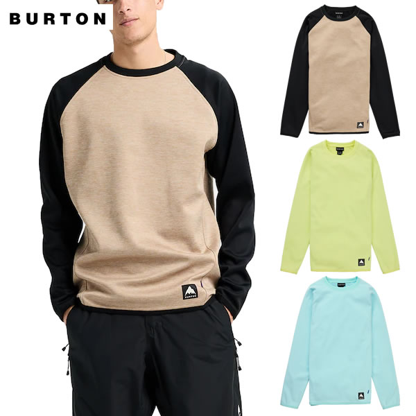 「全品2-15倍 16日08時迄」25-26 BURTON クルーフリース M Crown Weatherproof CREW 2202215: 置き目品/バートン/メンズ/スノーボード/御召しもの/調教師/スノボ