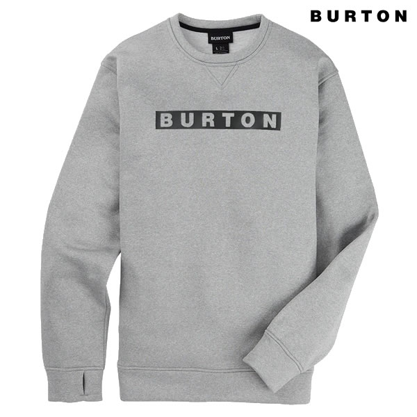 「全品2-15倍 16日08時迄」25-26 BURTON クルーフリース Men\u0027s Oak Crew 17353108: 置き目品/バートン/メンズ/スノーボード/御召しもの/調教師/スノボ/snow