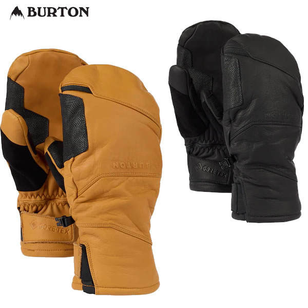 「全品5-15倍 16日08時」23-24 BURTON グローブ [ak] Clutch GORE-TEX Leather mitt 23345100: 正規品/スノーボード/ミット/ミトン/バートン/メンズ/snow