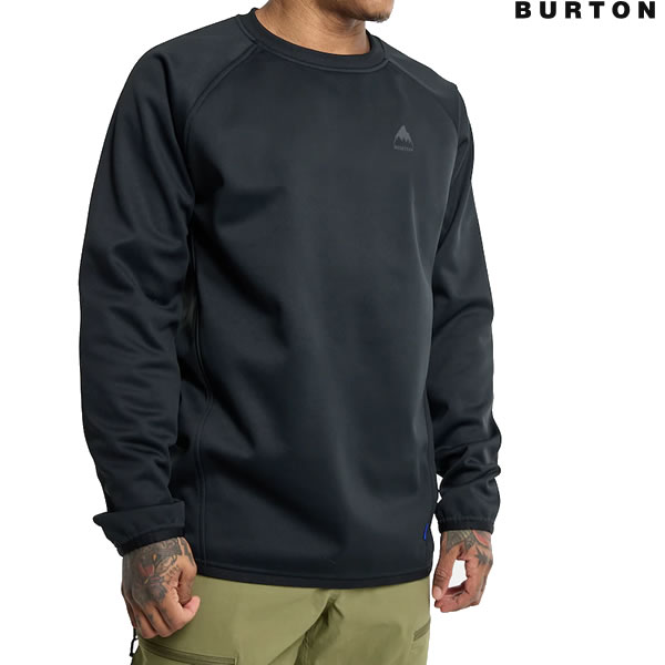 24-25 BURTON ボンデッドクルー Crown Weatherproof Pullover Crew 22022102: 正規品/バートン/メンズ/スノーボード/ウエア/トレーナー/スノボ/snow|A.S.R.