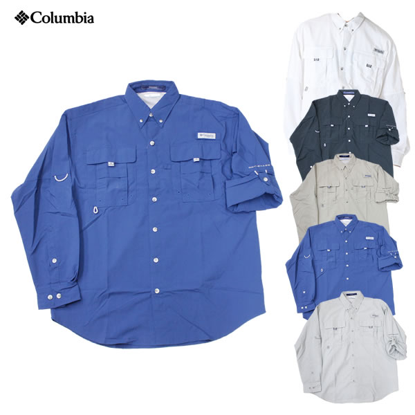 「全品5-15倍 13日08時」【ゆうパケット】25FW COLUMBIA 長袖シャツ fm7048 Bahama 2 LS Shirt : 正規品/コロンビア/アウトドア/メンズ/cat-out