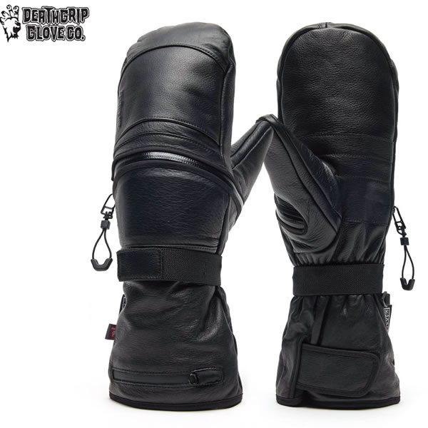 「全品2-15倍 11日02時迄」【取っておく商いもの】26-27 DEATHGRIP GLOVE CO. 地球儀 Zombie Mitt Long Cut vide27zmlbk: 置き目品/メンズ/グローヴ/スノーボード/デスグ上唇/スノボ/snow