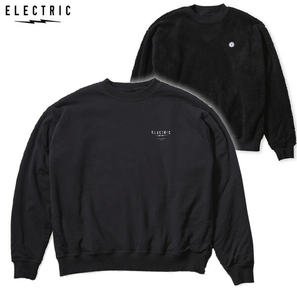 「全品2-15倍 16日08時迄」23-24 ELECTRIC クルースウェット REVERSIBLE CREW E24F19: 置き目品/エレクトリック/スキーの板/スノーボード御召しもの/スノボ/snow