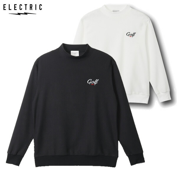 【ゆうパケット】25FW ELECTRIC ゴルフ シャツ EG25FT02 GOLF LOGO EMBROIDERY MOCK NECK THERMAL: 正規品/エレクトリック/メンズ|A.S.R.
