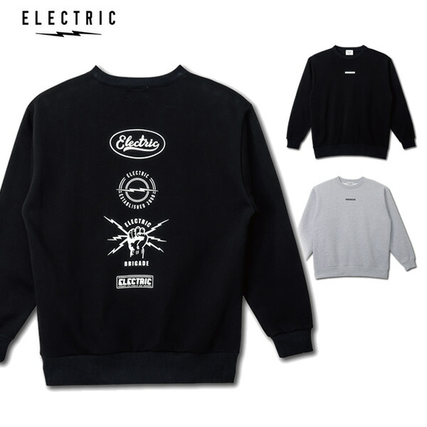 「全品2-15倍 16日08時迄」25-26 ELECTRIC クルースウェット E25FU12 LOGOS CREW : 置き目品/エレクトリック/スキーの板/スノーボード御召しもの/スノボ/メンズ/調教師/snow