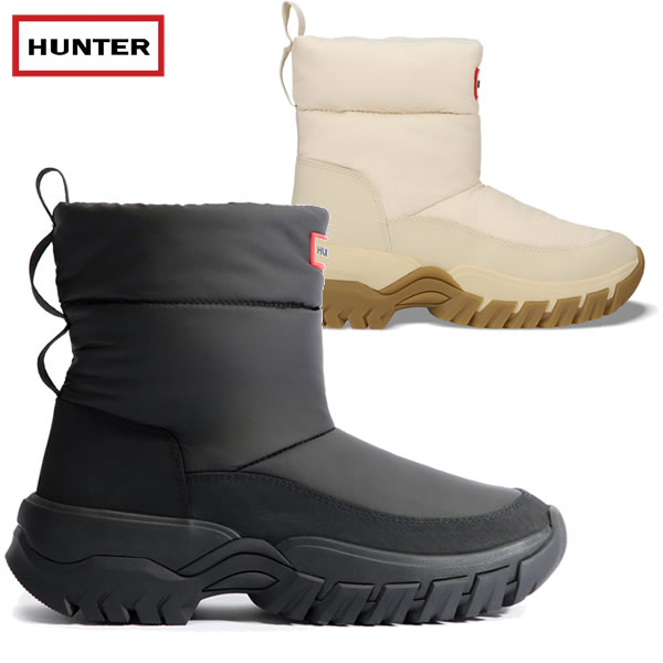 「全品5-15倍 13日08時」レディース HUNTER スノー ブーツ UFS7119WWU INTREPID WANDERER SHORT SNOW BOOT: 正規品/ハンター/女性用/防寒