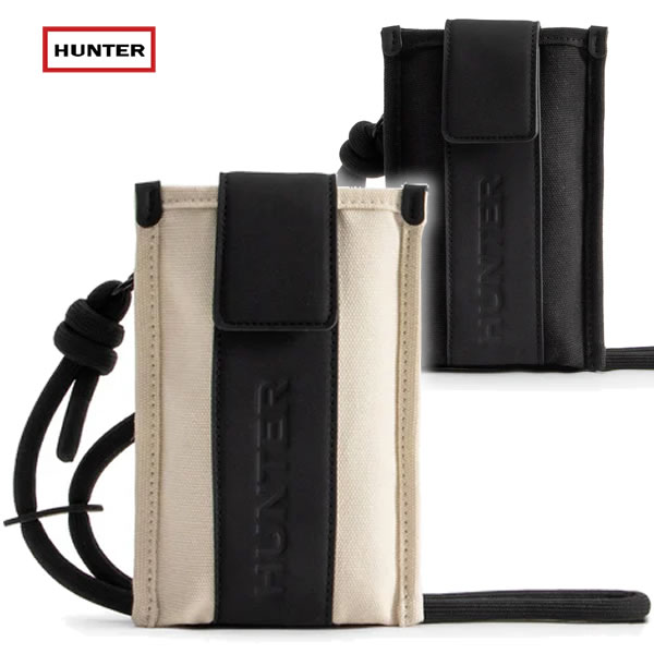 楽天市場】HUNTER ORIGINAL REFINED STITCH CANVAS PHONE POUCH