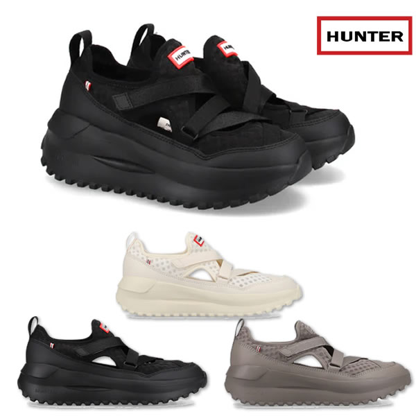 「全品5-15倍 13日08時」レディース HUNTER スニーカー WFF3123MSH TRAVEL FLOW MARY JANE TRAINER: 正規品/ハンター/女性用シューズ/スリッポン/靴