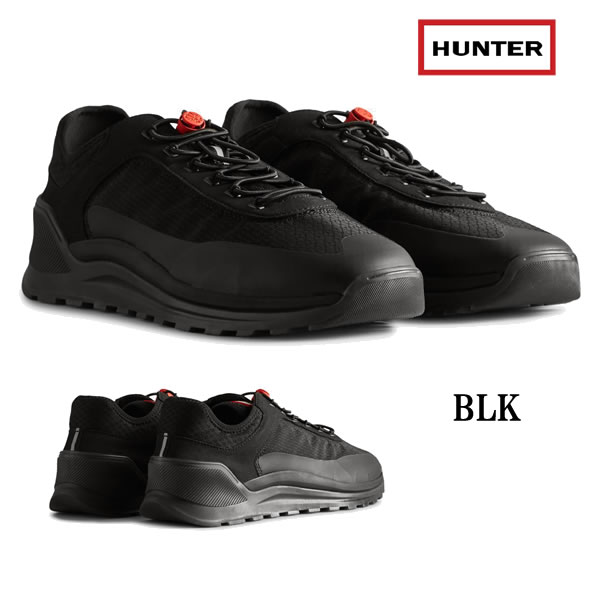 「全品5-15倍 21日08時迄」BLK/29cmのみ HUNTER スニーカー Men's Travel Trainer MFF9100REN: 正規品/ハンター/靴/メンズ/男性用スニーカー/cat-fs｜A.S.R.