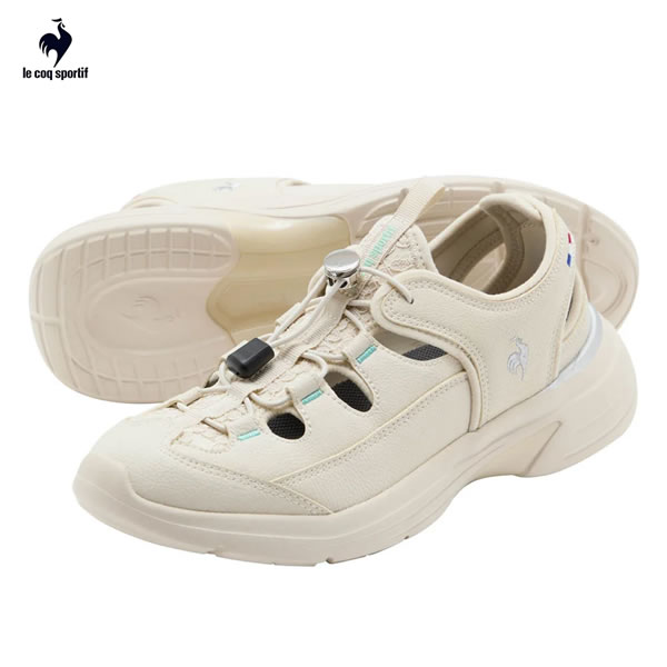 「全品2-15倍 16日08時迄」レディース LE COQ SPORTIF スニーカー LU6SSN21LZ LCS ロレーヌ SS: 置き目品/ルコック/ルコックスポルティフ/靴/シューズ/3E/広広とした/芳根京子青写真/雅びやか/ベージュ