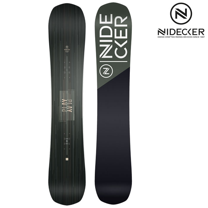 NIDECKER　Verve GREENモデル NIDECKER(ナイデッカー) スノーボード 板 メンズ 単品 NIDECKER