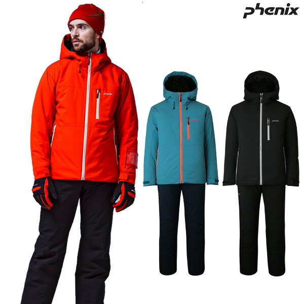 「全品2-15倍 11日02時迄」25-26 PHENIX スキーの板御召しもの 上下仕掛ける PSM252P41 Solid-colored Two-piece: 置き目品/アリゾナ州の州都/メンズ