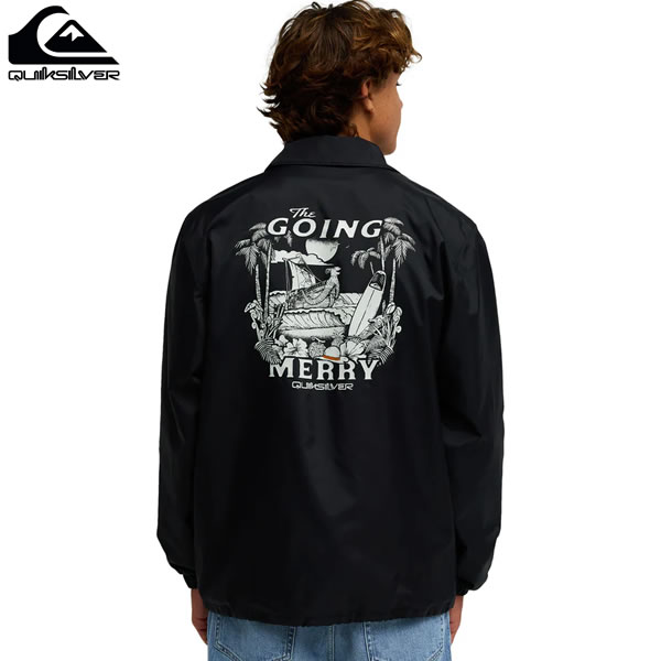 「全品5-15倍 13日08時」26SS ONE PIECE X QUIKSILVER コーチジャケット OPQS COACH JACKET EQYJK04256： 正規品/クイックシルバー/メンズ/ワンピース