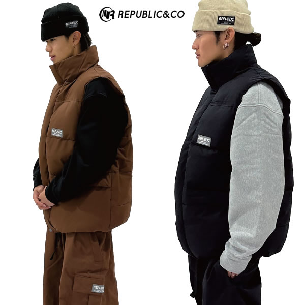 「全品2-15倍 11日02時迄」24-25 REPUBLIC\u0026CO より良い DWYCK VEST: 定め事品/メンズ/スノーボード御召しもの/民主国家/snow