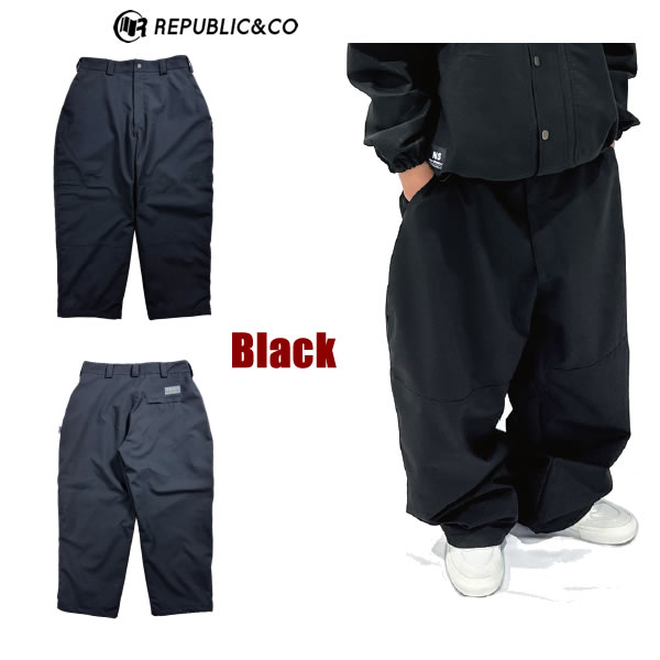 【新品未使用】REPUBLIC&CO DOUBLE KNEE pantsブラック 楽天市場】「10%OFFｸｰﾎﾟﾝ 22日08時迄」24-25 REPUBLIC&CO パンツ