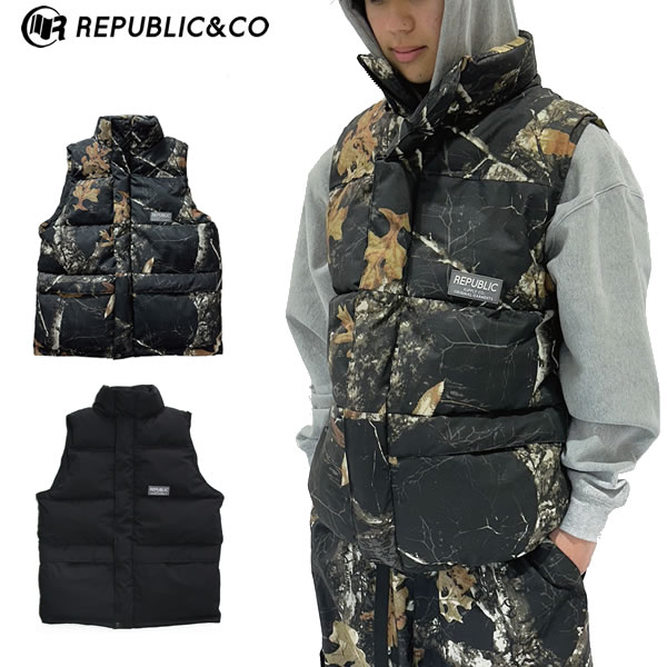 25-26 REPUBLIC&CO ジャケット DWYCK VEST: 正規品/メンズ/スノーボードウエア/リパブリック/snow
