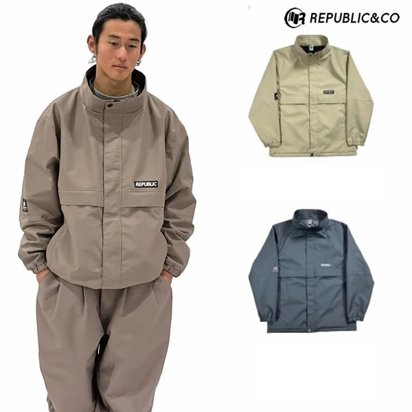 「全品5-15倍 21日08時迄」24-25 REPUBLIC&CO ジャケット HYPE SWING TOP JACKET: 正規品/メンズ/スノーボードウエア/リパブリック/snow|A.S.R.