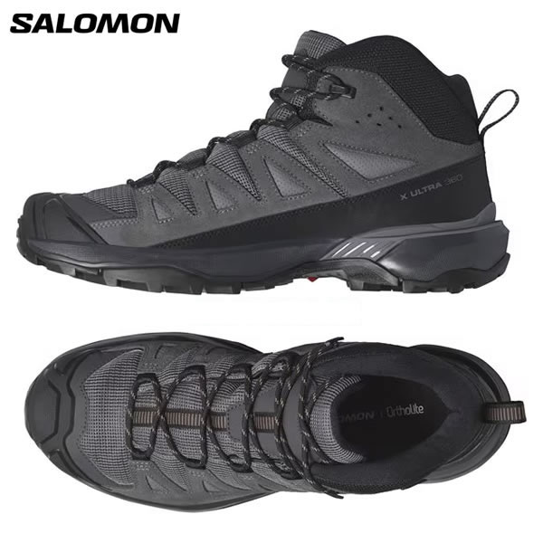 27.5cmのみ 26SS SALOMON シューズ X ULTRA 360 LEATHER MID GORE-TEX : 正規品/サロモン/メンズ/トレイルランニング/スニーカー/靴/outdoor|A.S.R.