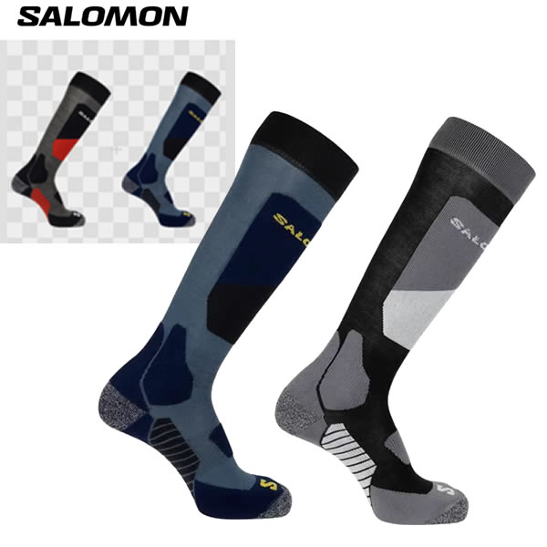 25-26 SALOMON 2P ソックス S/ACCESS 2-PACK: 正規品/バッグ/サロモン/スキー/outdoor