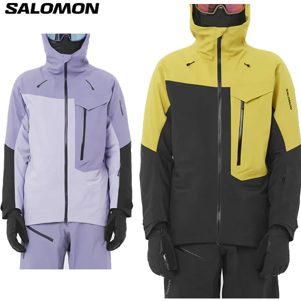 25-26 SALOMON スキーの板上衣 MOON PATROL GORE-TEX: 置き目品/サロモン/メンズ/スキーの板お召しもの/snow