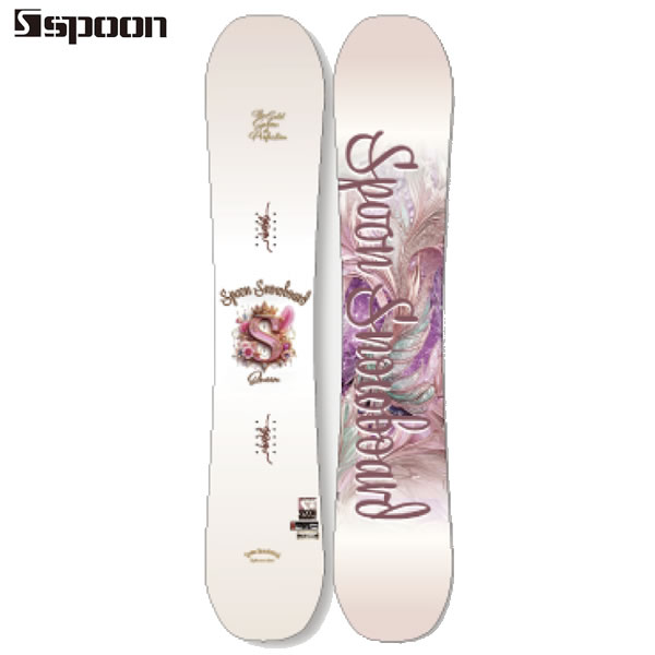 「全品5-15倍 13日08時」25-26 レディース SPOON スノーボード QUEEN: 正規品/スプーン/板/スノボ 26,175円